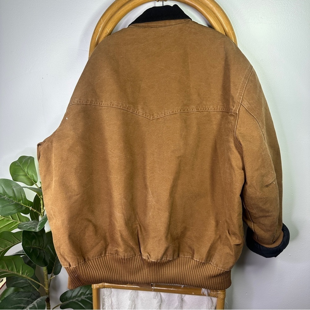 Vintage Carhartt Brown Canvas Jacket sz 2XL - Picture 2 of 5